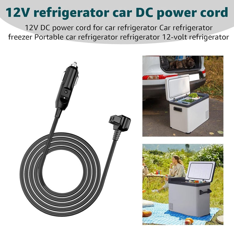Norward DC Power Cord Compatible with alpicool, Bodega, euhomy, bougeRV, ARB, ICECO, Setpower, JoyTutus for Most 12V/24V Car Refrigerator - Image 2